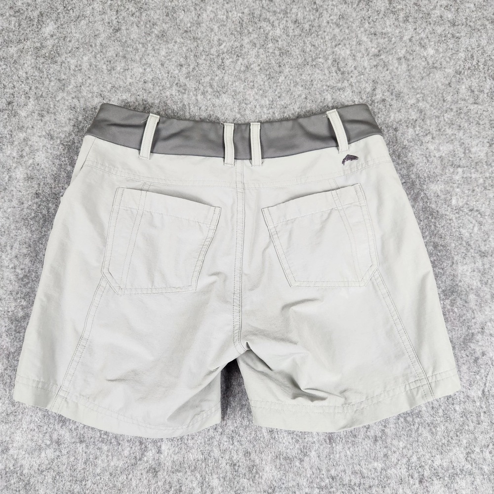 Simms Mataura Shorts Womens S Gray Granite Nylon Fishing Utility Stretch Outdoor - Picture 8 of 11